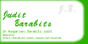 judit barabits business card